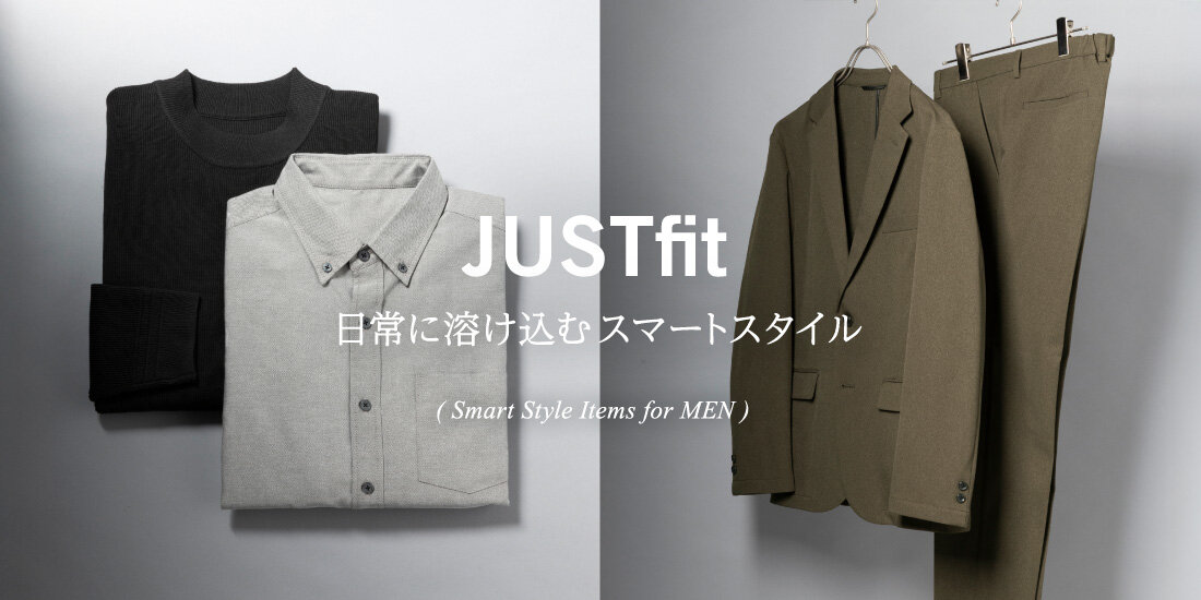 JUST fit  2025 AUTUMN/WINTER  COLLECTION  green label relaxing