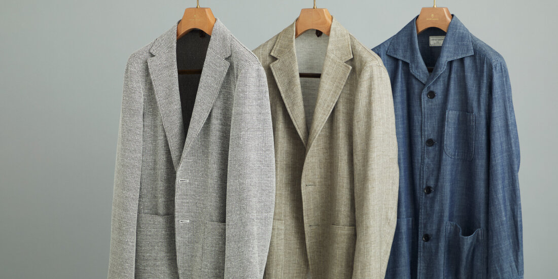 軽快に着ることができるジャケット