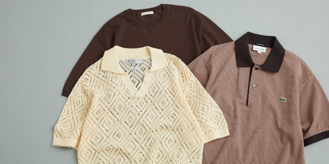 一枚で様になる上品トップス