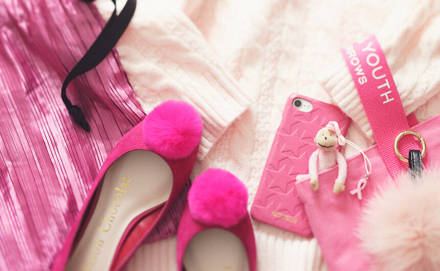 各ブランドから多彩なピンクアイテムが到着！10年目のピンクリボン