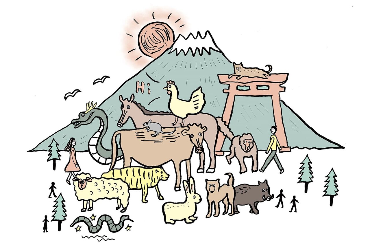 新年を前に知っておきたい豆知識。十二支の物語と干支のこと。 | ヒト