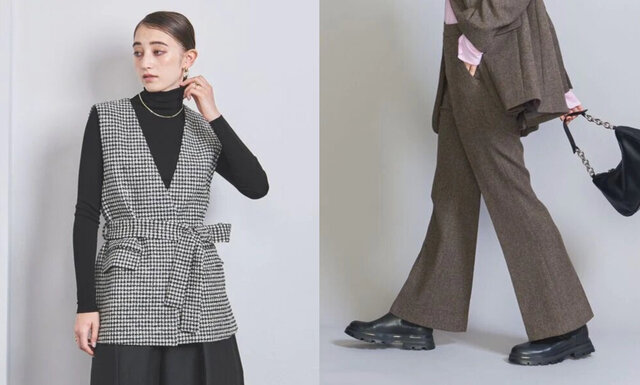 .冬の【ツイード】アイテム特集｜上品すぎない大人カジュアルコーデ術