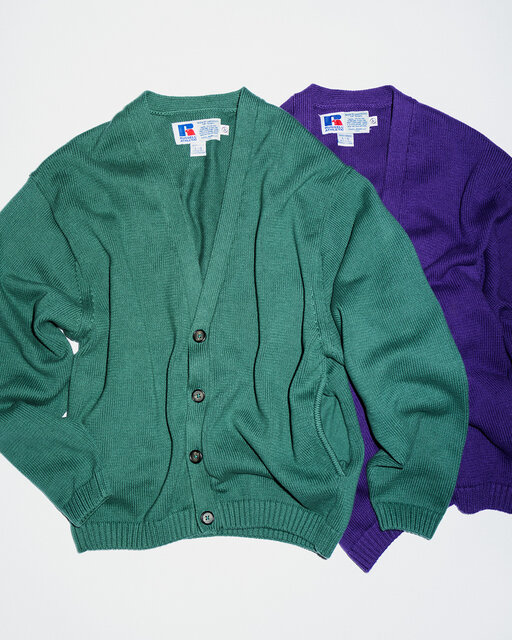 Russel Athletic スウェットカーディガン ブラック Russell Athletic（ラッセルアスレティック）の「Russell