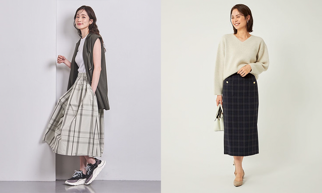 .おすすめのチェック柄スカート｜人気アイテム一覧