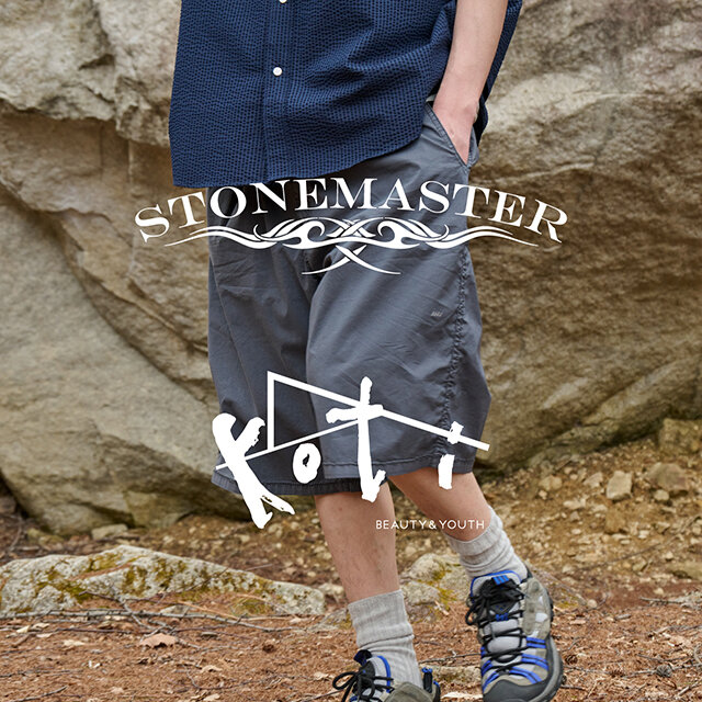 STONEMASTER×koti BEAUTY&YOUTH＞ハイブリッドロングショーツ