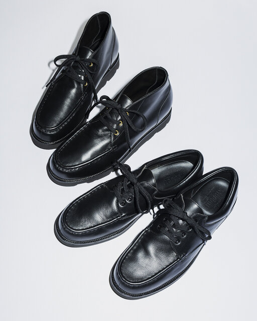 bshop Marbot 別注 モカシンシューズ 黒　42 ビショップ　マルボー bshop Marbot 別注 モカシンシューズ 黒 42 ビショップ マルボー