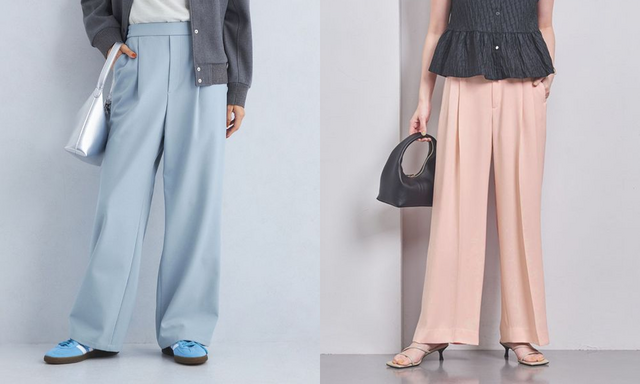 UNITED TOKYOリネンライクワイド セットアップ パンツブルー1 UNITED TOKYO（ユナイテッドトウキョウ）の「リネンライクワイド