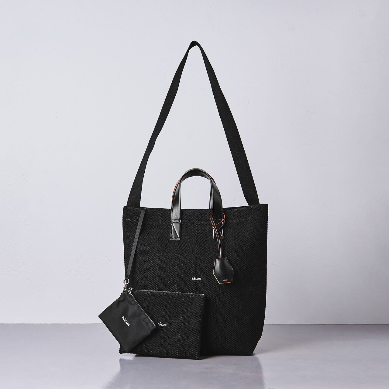 hALON＞ ヘリンボーン ニット バッグ | ユナイテッドアローズ