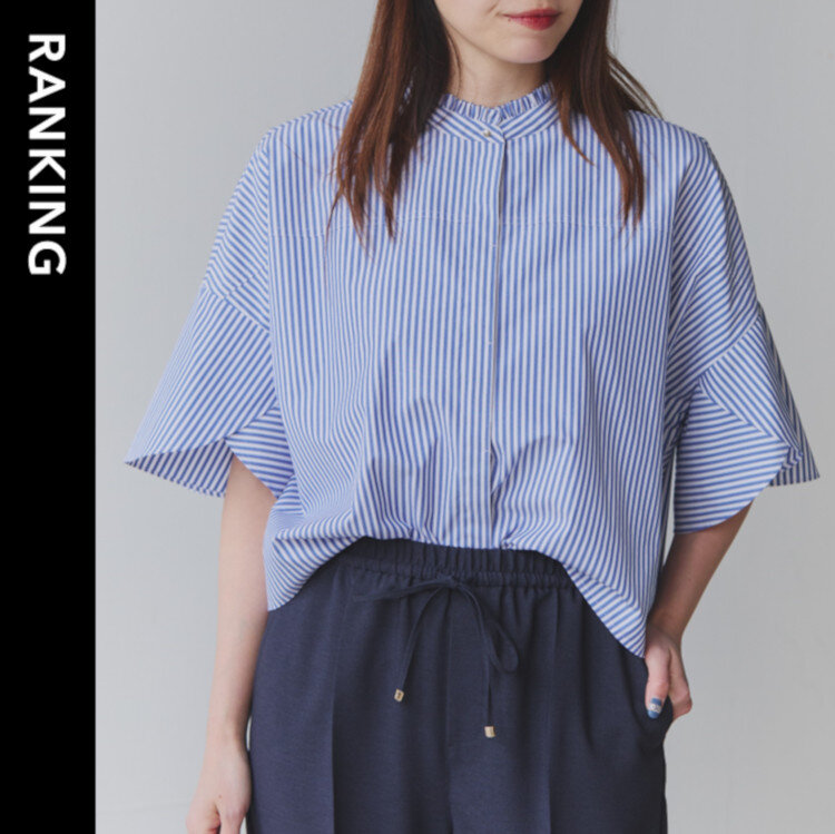 美品 ROKU(6) ユナイテッドアローズ ギャザースリーブブラウス BEAUTY&YOUTH UNITED ARROWS（ビューティーアンドユース