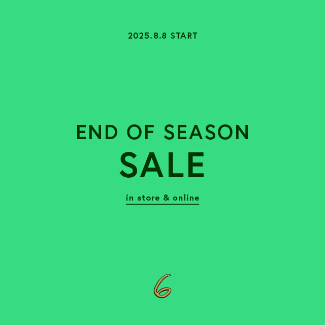 END OF SEASON SALE SPRING/SUMMER 2025