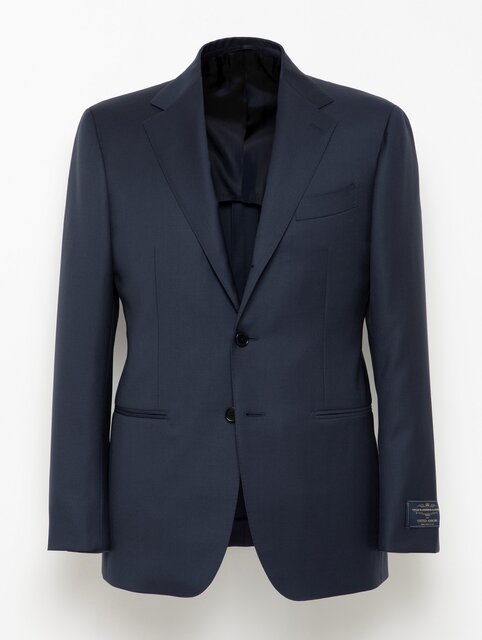 VITALE BARBERIS CANONICO〉ツイル シングル 3ボタンスーツ