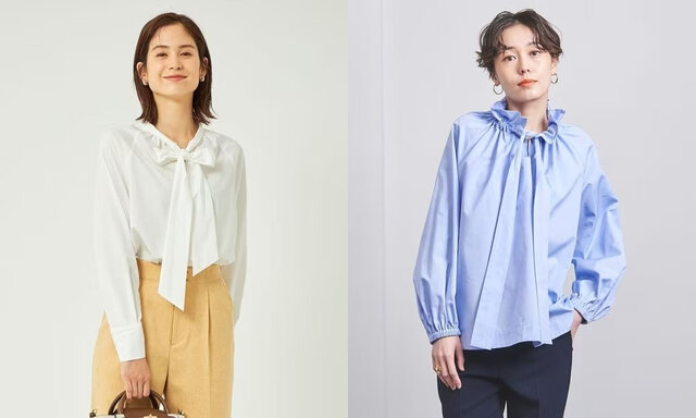 ボウタイブラウスのおすすめコーデ19選｜春夏秋冬のきれいめカジュアルコーデと着こなしのコツ