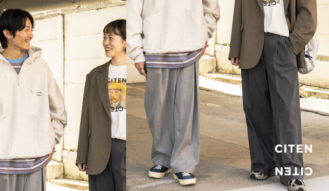 ラクに、ラフに、ととのう　シテンの整活パンツ