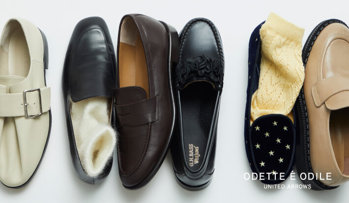 ODETTE E ODILE ユナイテッドアローズ　タッセルコンビローファー美品 pp8676-01_1.jpg