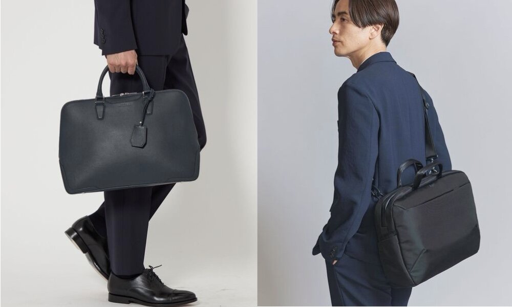 スーツを着るときのカバンの選び方|カバンの種類別で見るスーツとの組み合わせのコツ