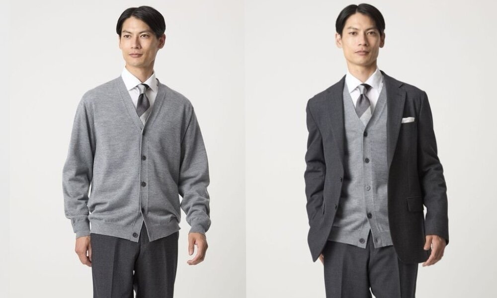 スーツでカーディガンを着るのはアリ？基本マナーと選び方･着こなし方のコツ【メンズ】