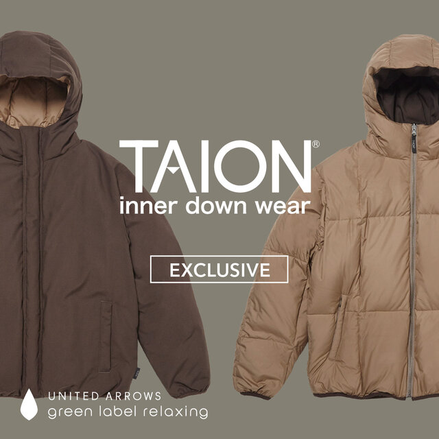 【TAION別注】リバーシブルで魅せる、大人のダウン