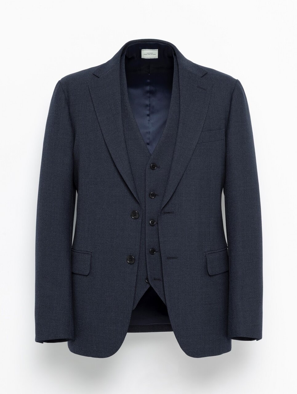 A＋ TWPU バーズアイ 2B スリム ジャケット ―ウォッシャブル・ストレッチ― ／スリム アジャスター スラックス  ―ウォッシャブル・ストレッチ―／5ボタン スリム ベストベスト―ウォッシャブル―