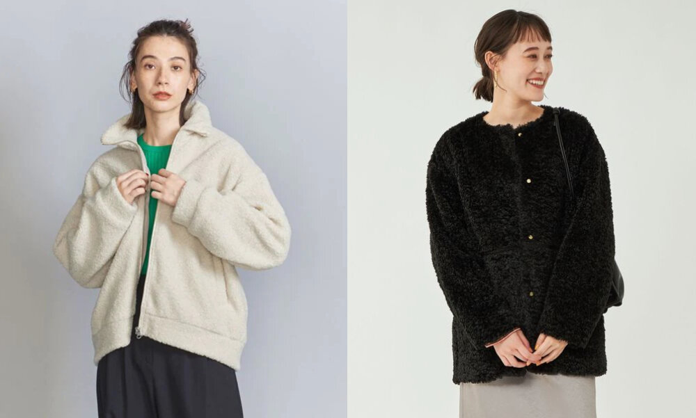 ボアブルゾンのおすすめレディースコーデ24選｜白/黒/カラー別の冬のボアブルゾンコーデと着こなしのコツ