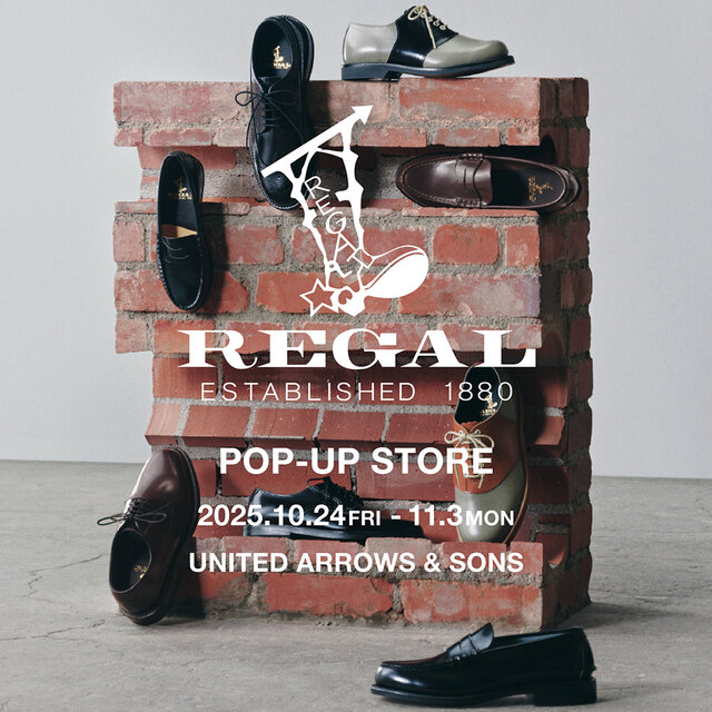 ＜REGAL Boots Mark＞ POP-UP STORE 開催のお知らせ