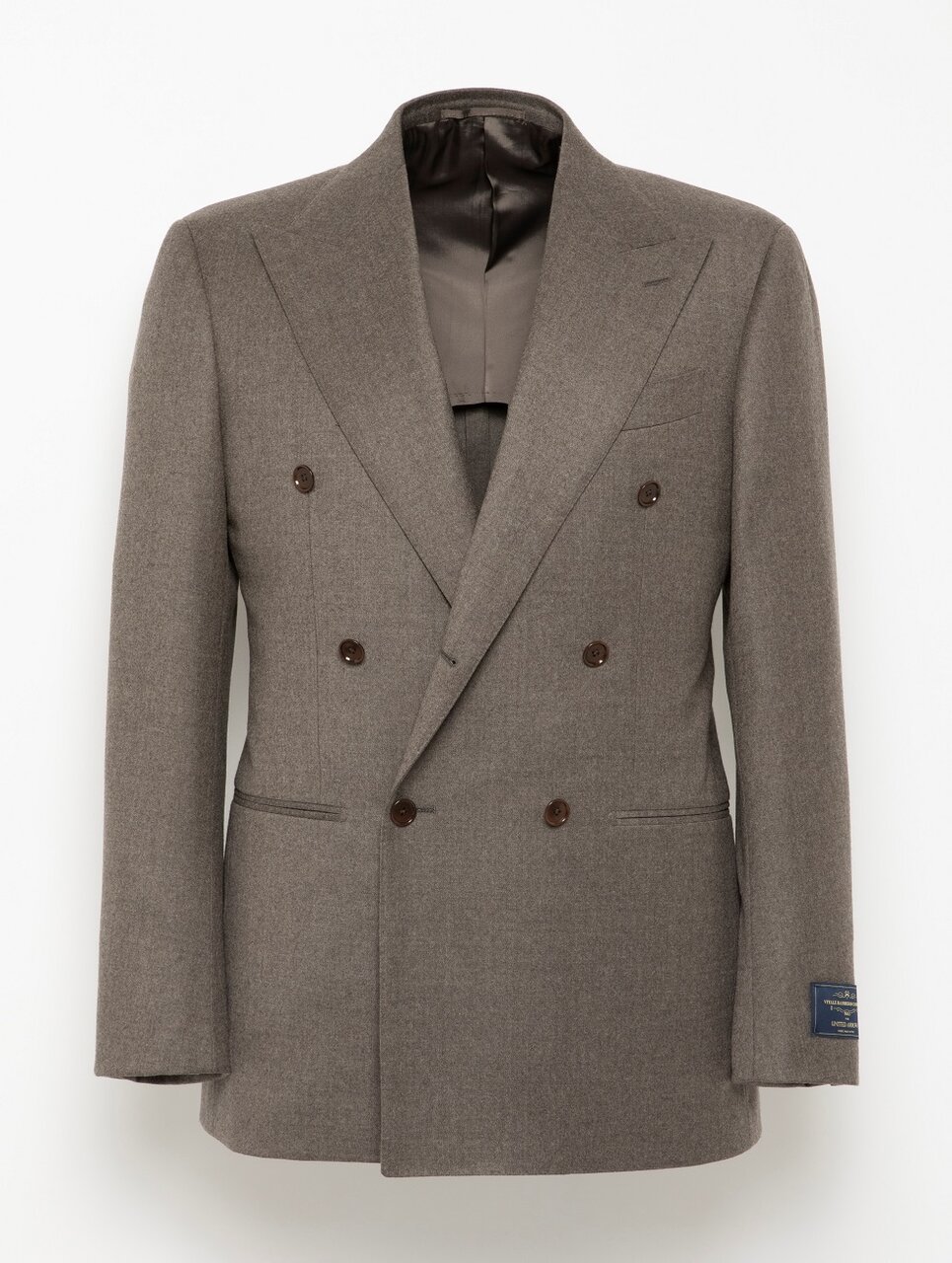 〈VITALE BARBERIS CANONICO〉ライトフランネル 6ボタンスーツ