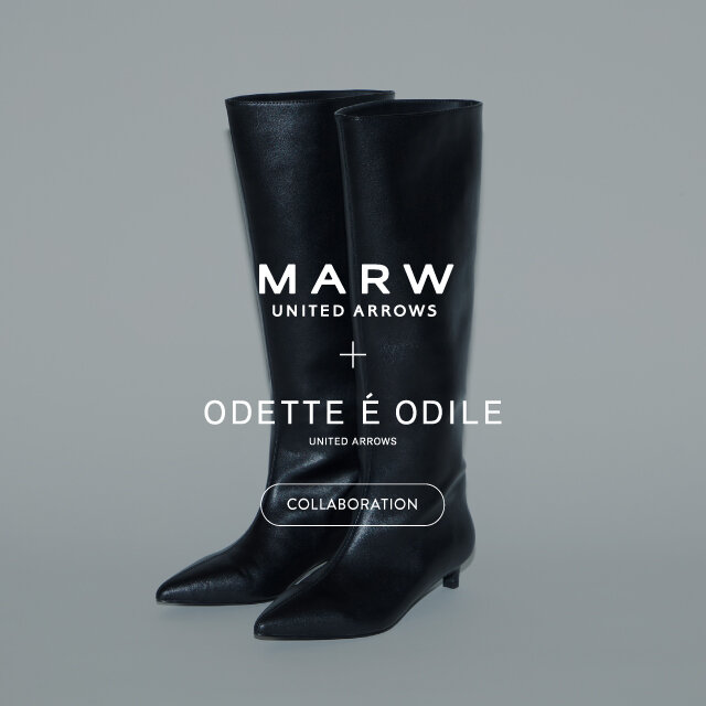 MARW UNITED ARROWS＋ODETTE E ODILE コラボレーションシューズ発売
