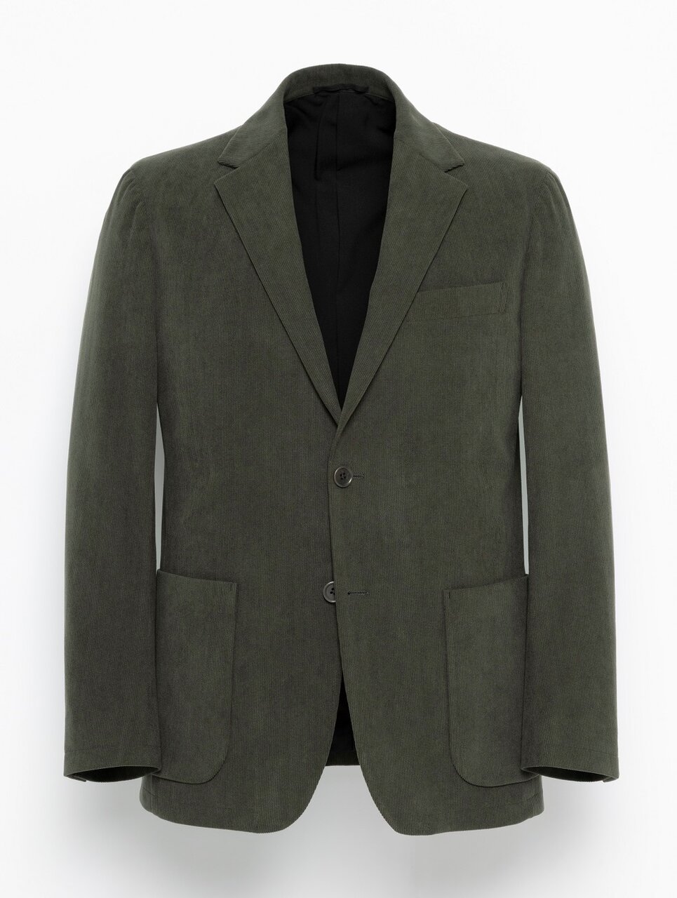 ライト コーデュロイ 2ボタンジャケット／ノープリーツパンツ