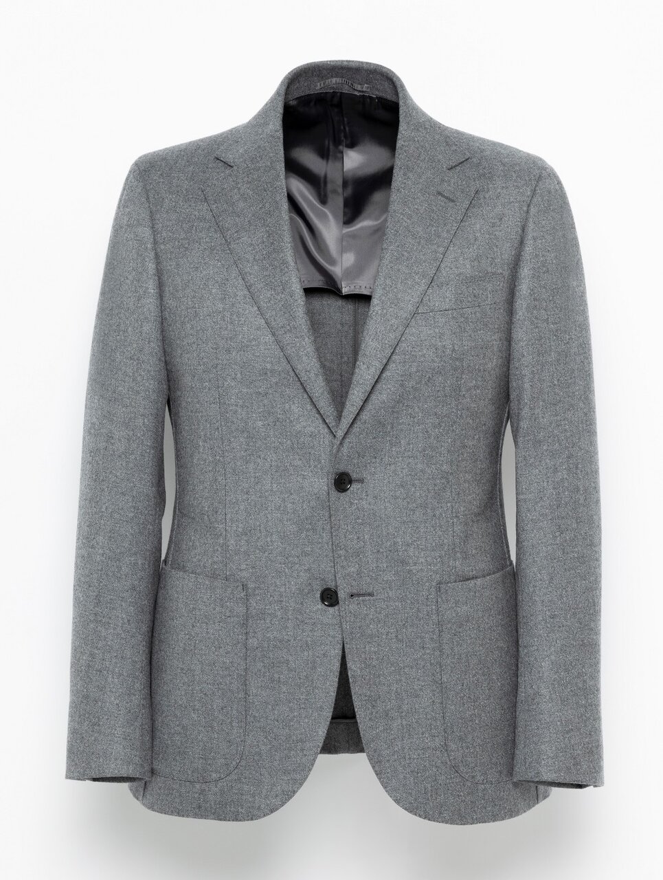 ストレッチフランネル 2ボタンジャケット／ノープリーツパンツ