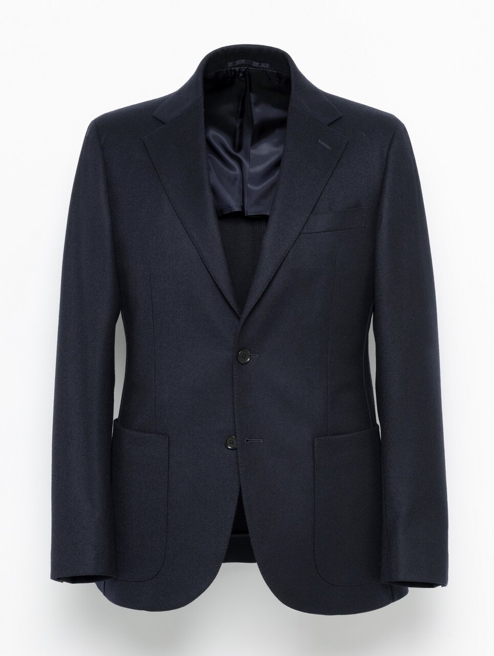 ストレッチフランネル 2ボタンジャケット／ノープリーツパンツ