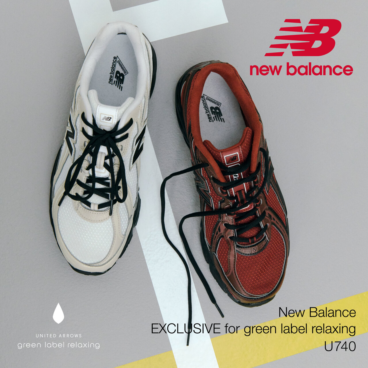 New Balance〉のヘリテージモデル「U740」に、国内エクスクルーシブ