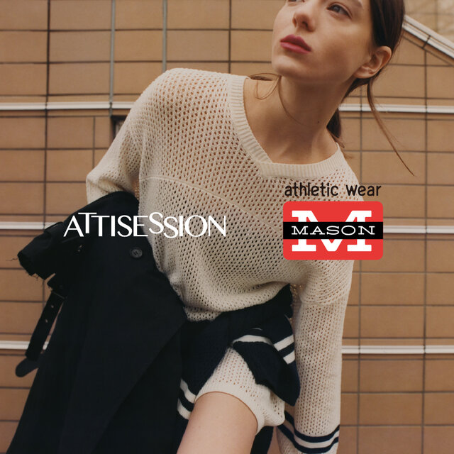 ＜Athletic Wear by MASON＞別注アイテム発売のお知らせ