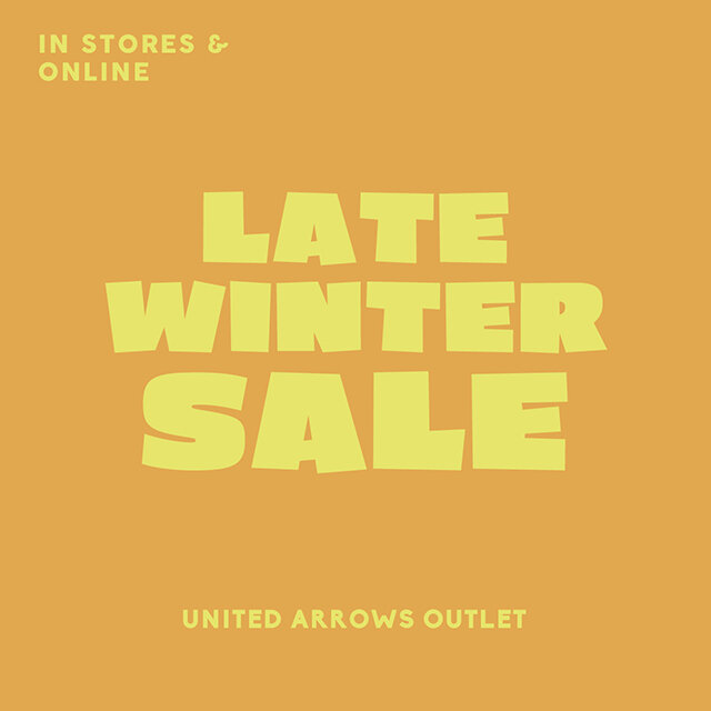 ＜最大80％OFF＞LATE WINTER SALEスタート！