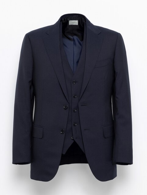 【美品】UNITED ARROWS スーツ セットアップ REDA 48 無地 REDA トロピカル 無地 2B RV スーツジャケット／スリム ノープリーツ
