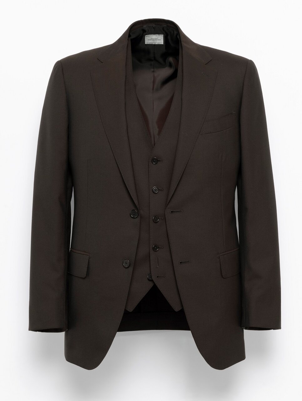 REDA トロピカル 無地 2B RV スーツジャケット／スリム ノープリーツ スーツパンツ／5B スーツベスト