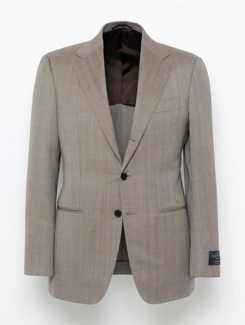 〈VITALE BARBERIS CANONICO〉 ヘリンボーン シングル3ボタンスーツ