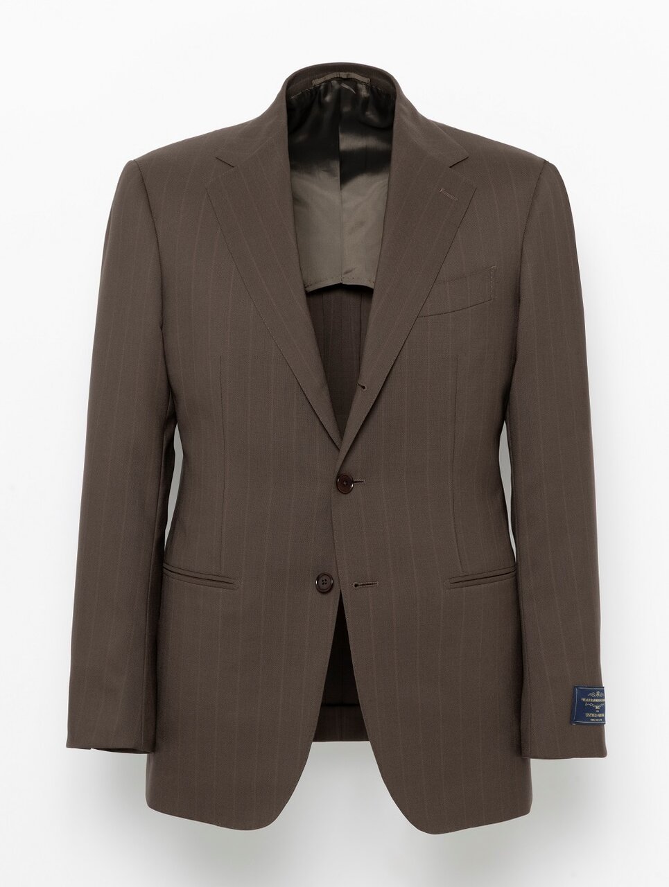 〈VITALE BARBERIS CANONICO〉シャドーストライプ 3ボタンスーツ