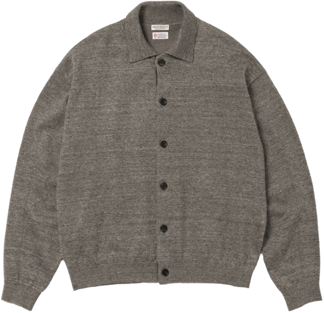 ポロニットカーディガン