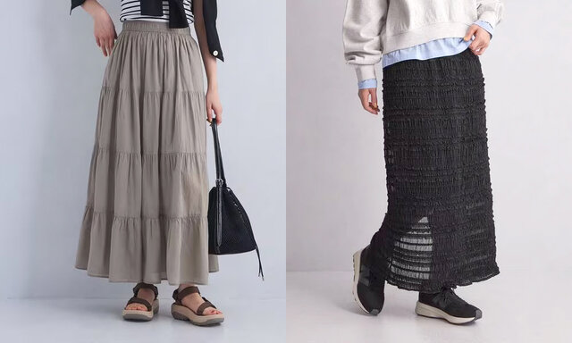 【骨格ウェーブ】似合うスカートの特徴と選び方｜季節別コーデ25選【骨格診断付き】