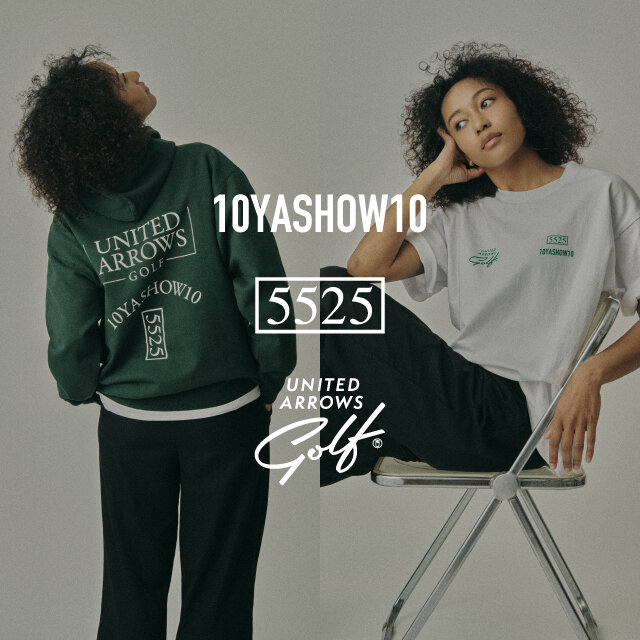 2/28(土)＜5525 × 10YASHOW10 for UNITED ARROWS GOLF＞別注アイテム発売