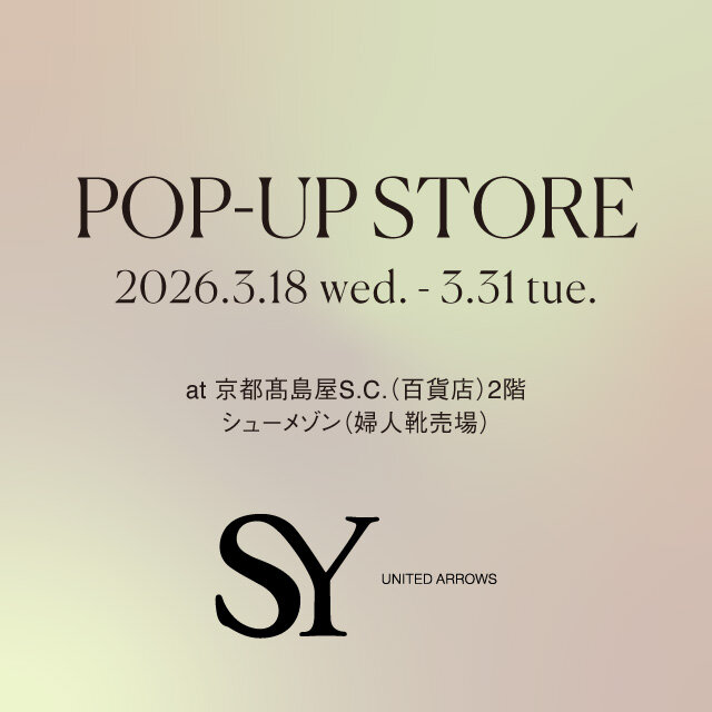 SY POP-UP STORE at京都高島屋