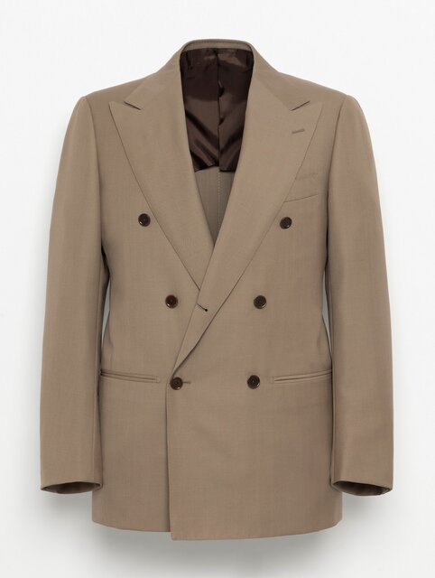 〈DORMEUIL〉バラシア ダブル 6ボタンスーツ