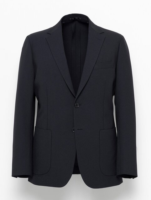 A＋ ポリエステル シャークスキン 2B スタンダード セットアップ ジャケット ―ウォッシャブル・ストレッチ― ／イージー セットアップ パンツ スラックス ―ウォッシャブル・ストレッチ―