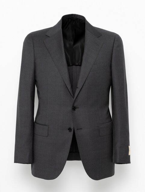 〈CARLO BARBERA〉グレンプレイド 3ボタンスーツ