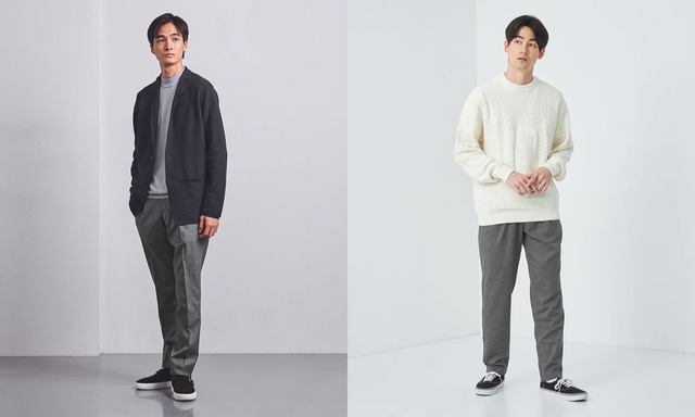 メンズのグレーパンツのおすすめコーデ24選｜春夏秋冬や20代/30代/40代/50代ごとのおすすめコーデと着こなしのコツ