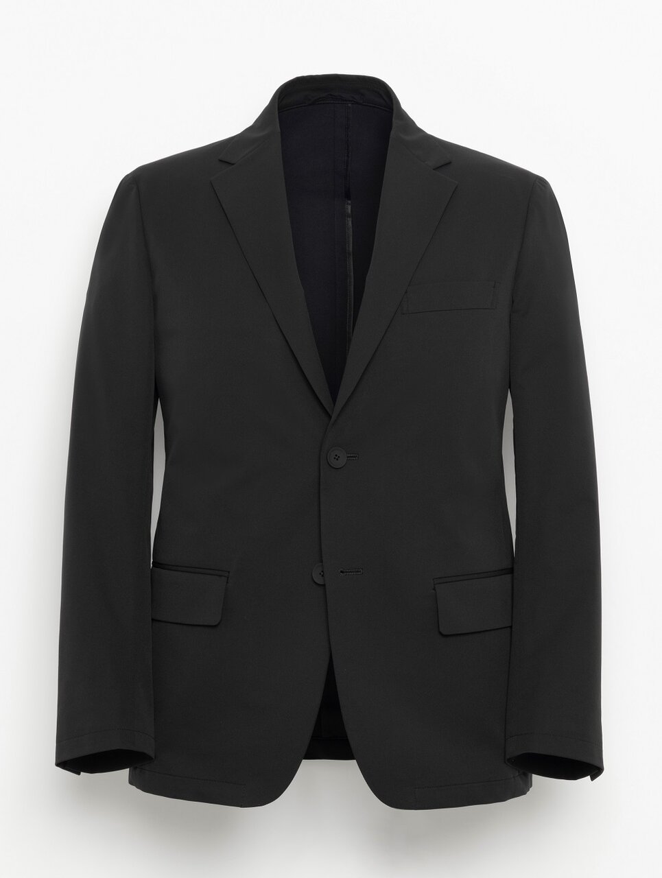 ダブルクロス 2ボタンジャケット／ノープリーツパンツ