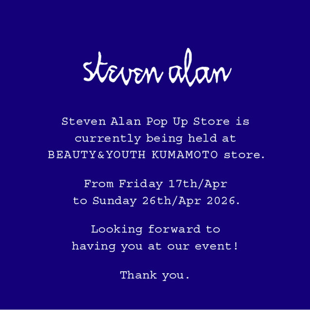 POP UP STORE at BEAUTY&YOUTH