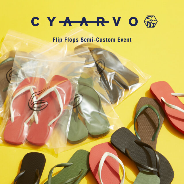 〈CYAARVO〉Flip flops Semi-custom event