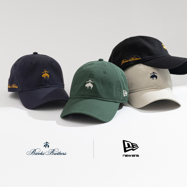 ＜ブルックス ブラザーズ × ニューエラ＞のコラボキャップ発売、グリーンはグリーンレーベル リラクシング限定カラー！