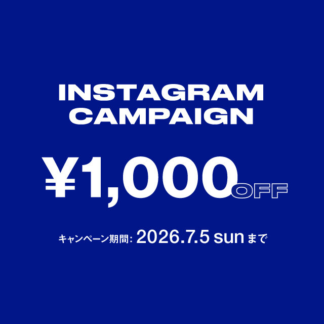 Instagramフォローで1,000円OFFキャンペーン開催！