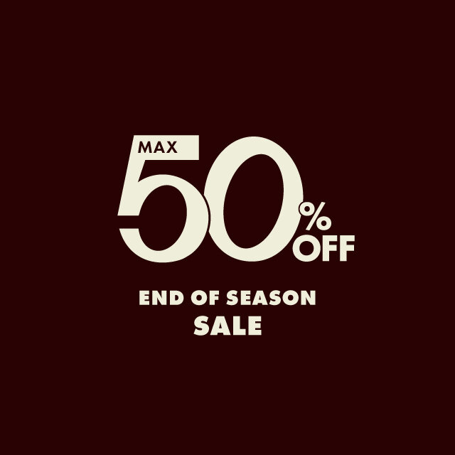 END OF SEASON SALE SPRING / SUMMER 2026